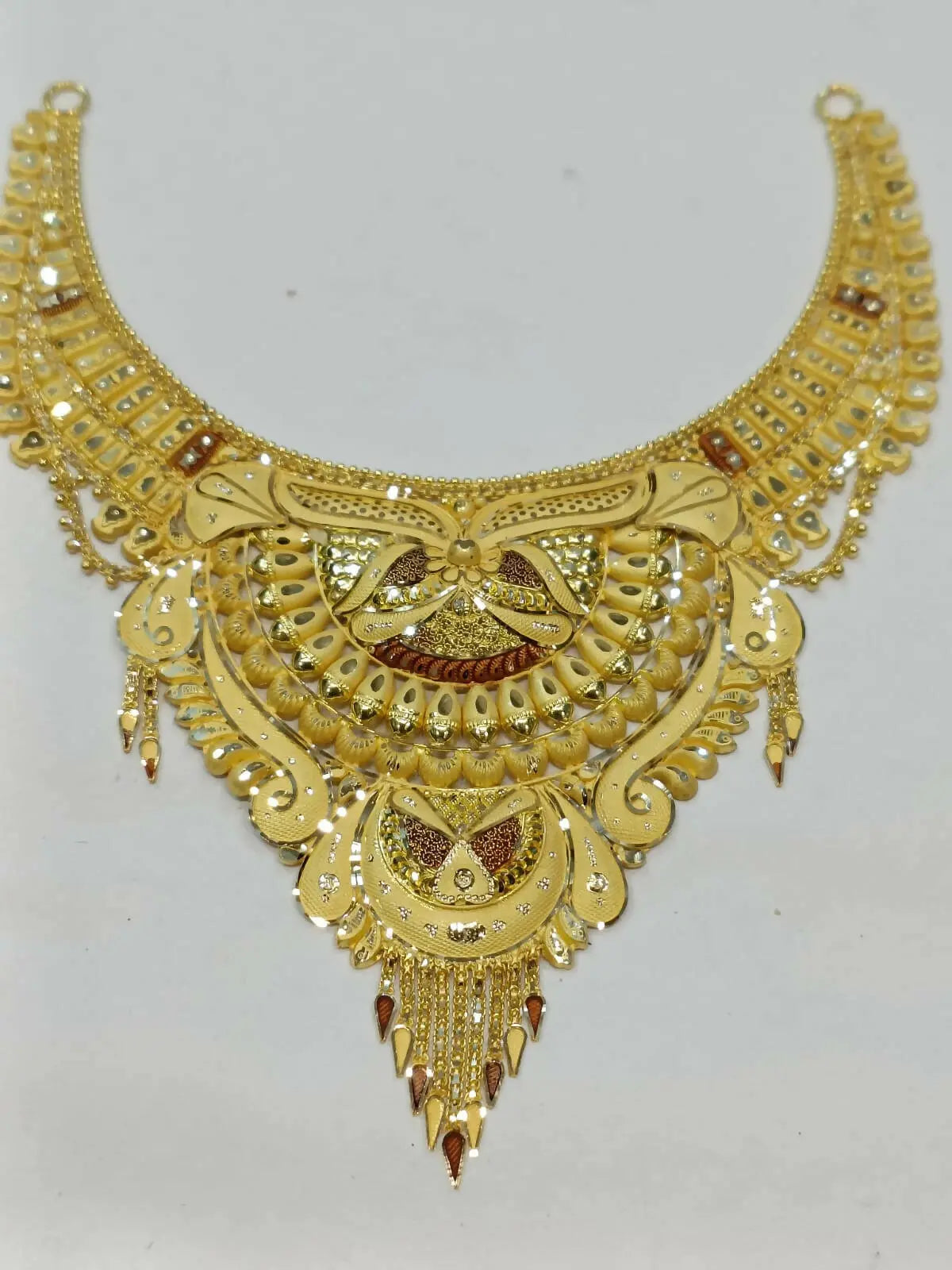 Gold Necklace Sarafa Bazar India