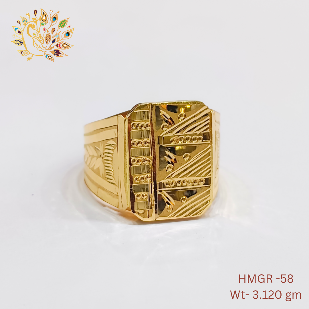 HMGR-58 - Handmade Gents Ring Sarafa Bazar India
