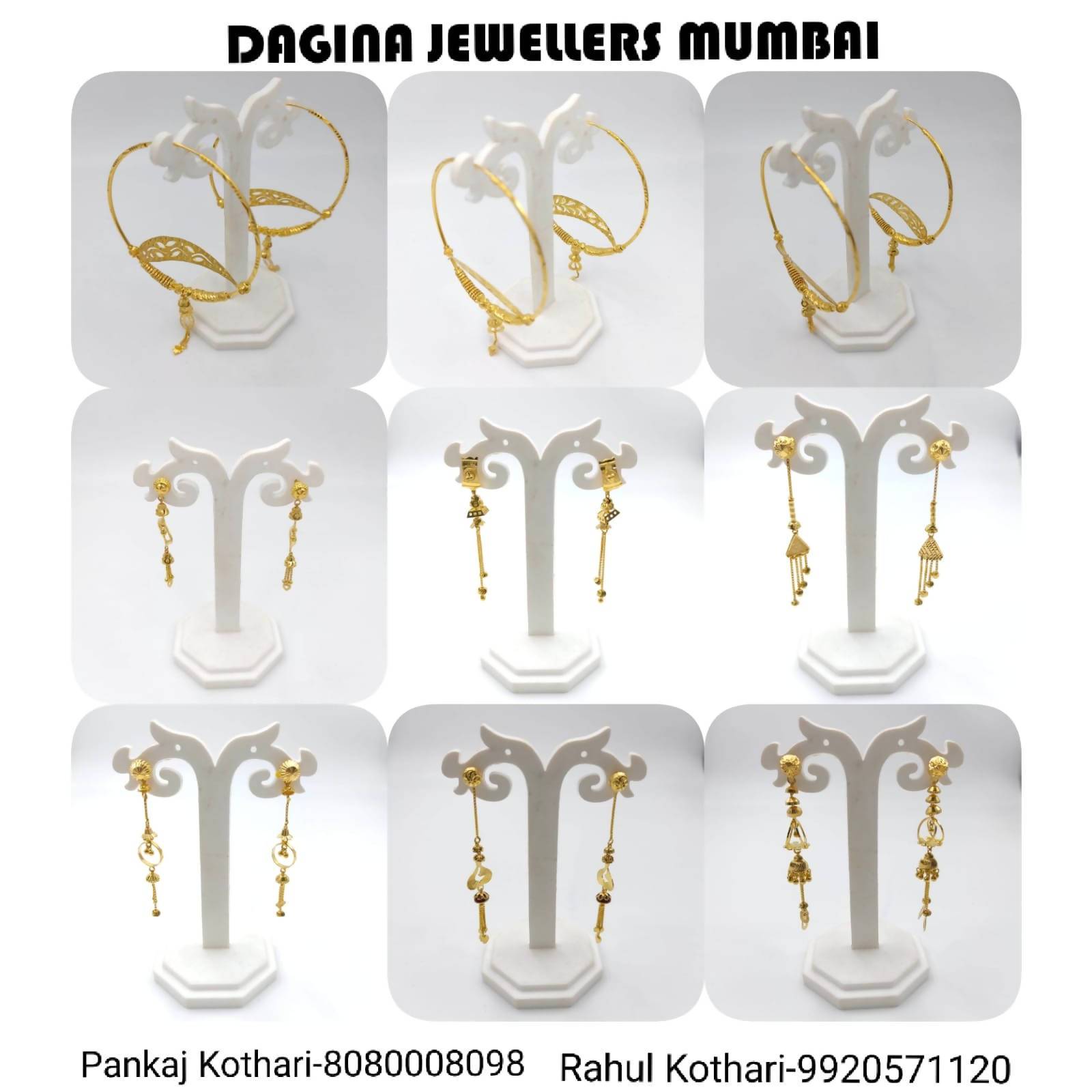 Rajkot Gold Earrings Sarafa Bazar