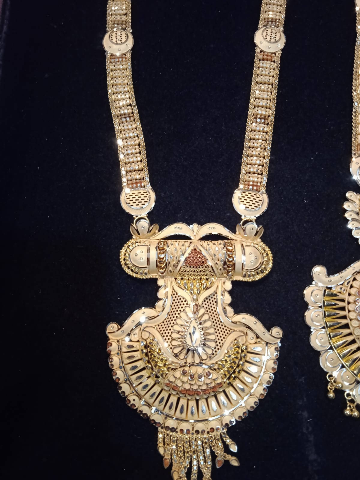 Gold Long Set Sarafa Bazar India