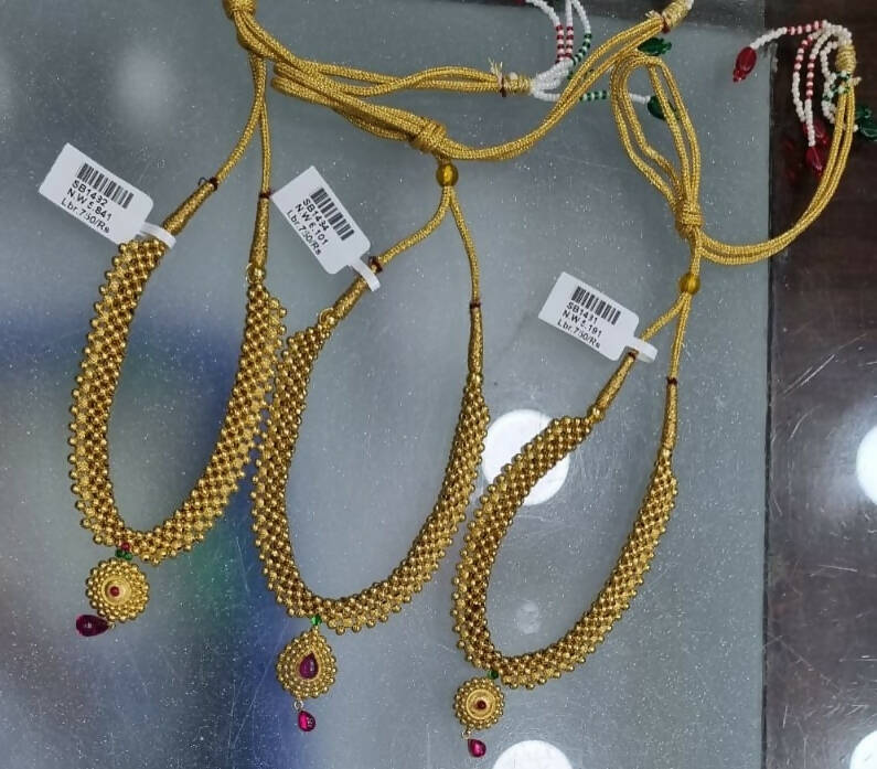 Light Weight Ghalsari Necklace Sarafa Bazar India