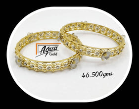 22kt Turkish Flora Bangles Sarafa Bazar