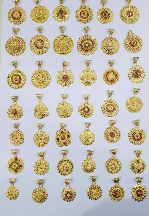 Gold Pendants Sarafa Bazar India