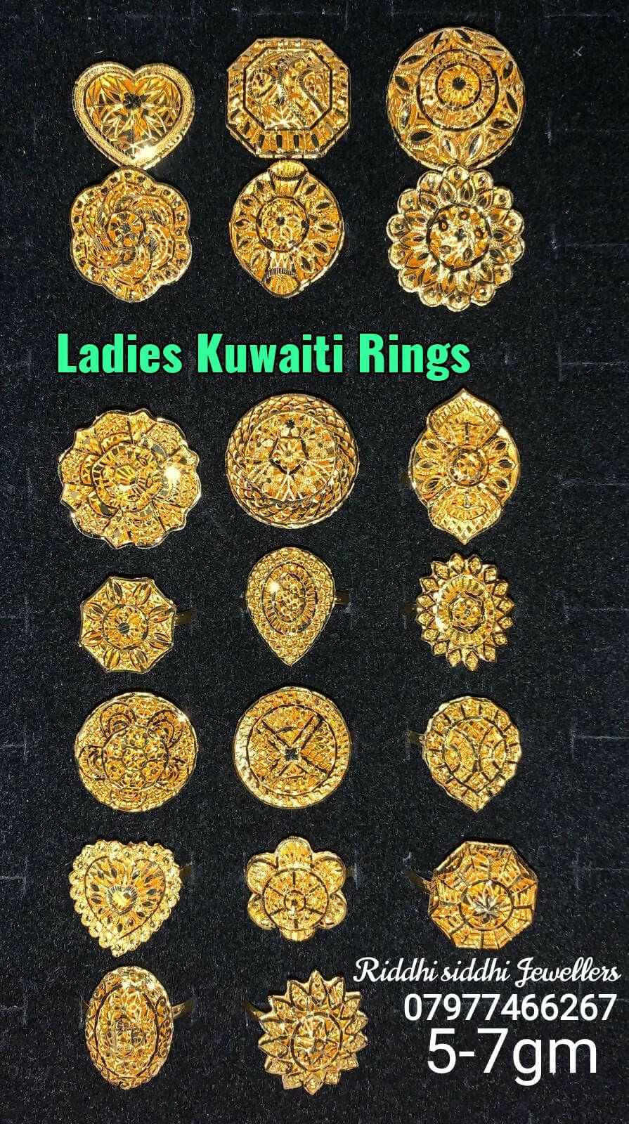 Ladies Kuwati Rings Sarafa Bazar India