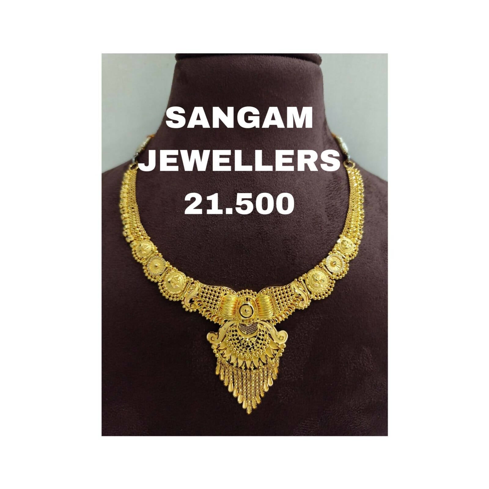 Gold Necklace Sarafa Bazar India