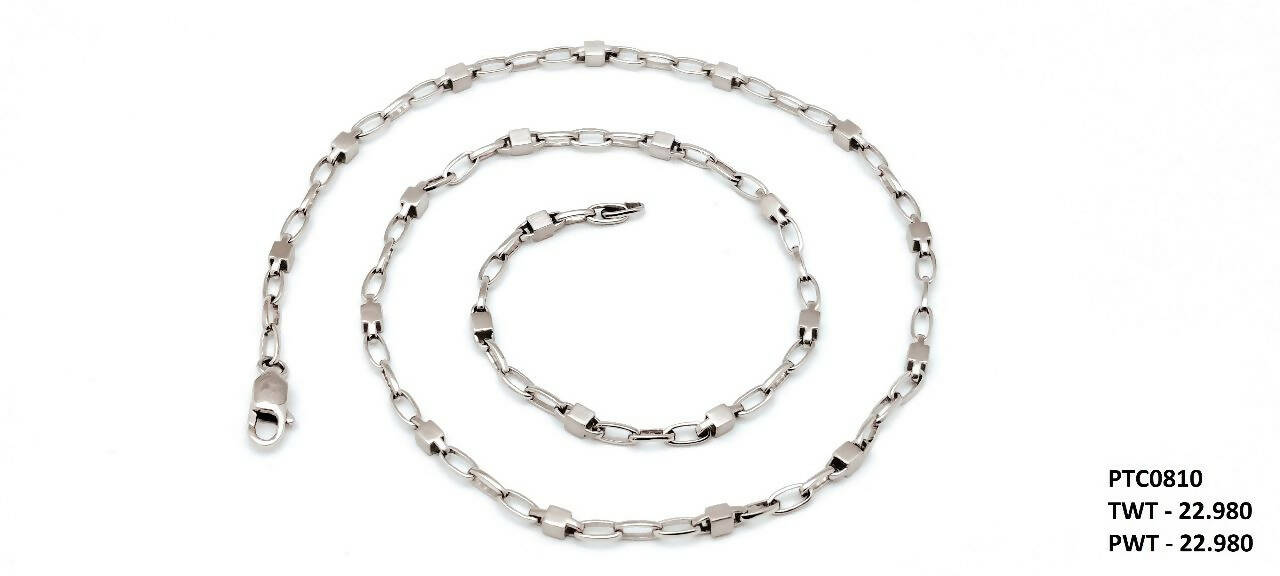 Platinum Gents Chains Sarafa Bazar India