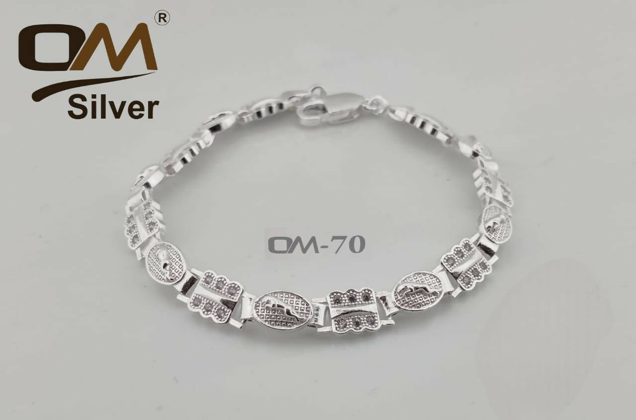 Silver Ladies Bracelet Sarafa Bazar India