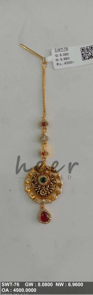 Antique Maang Tikka Sarafa Bazar India