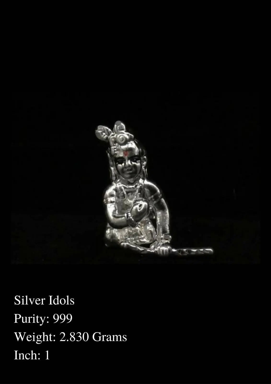 999 Silver Idols Sarafa Bazar India