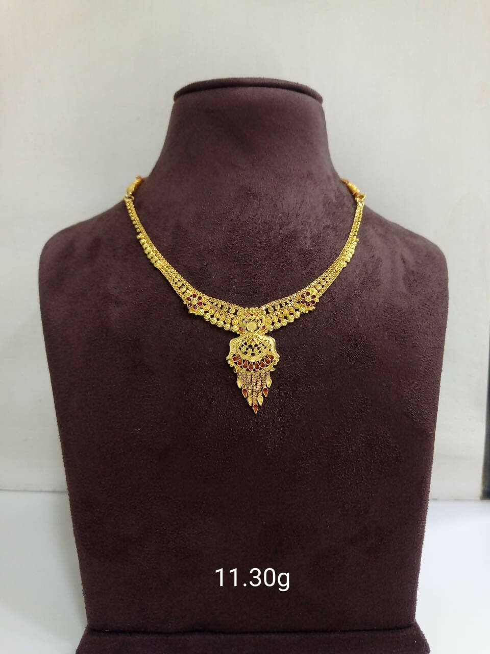 Gold Necklace Sarafa Bazar India