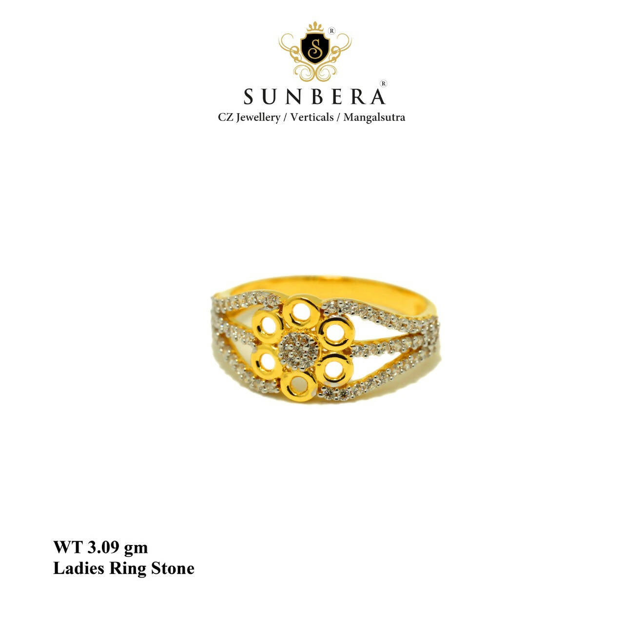 Ladies Stone Ring Sarafa Bazar India