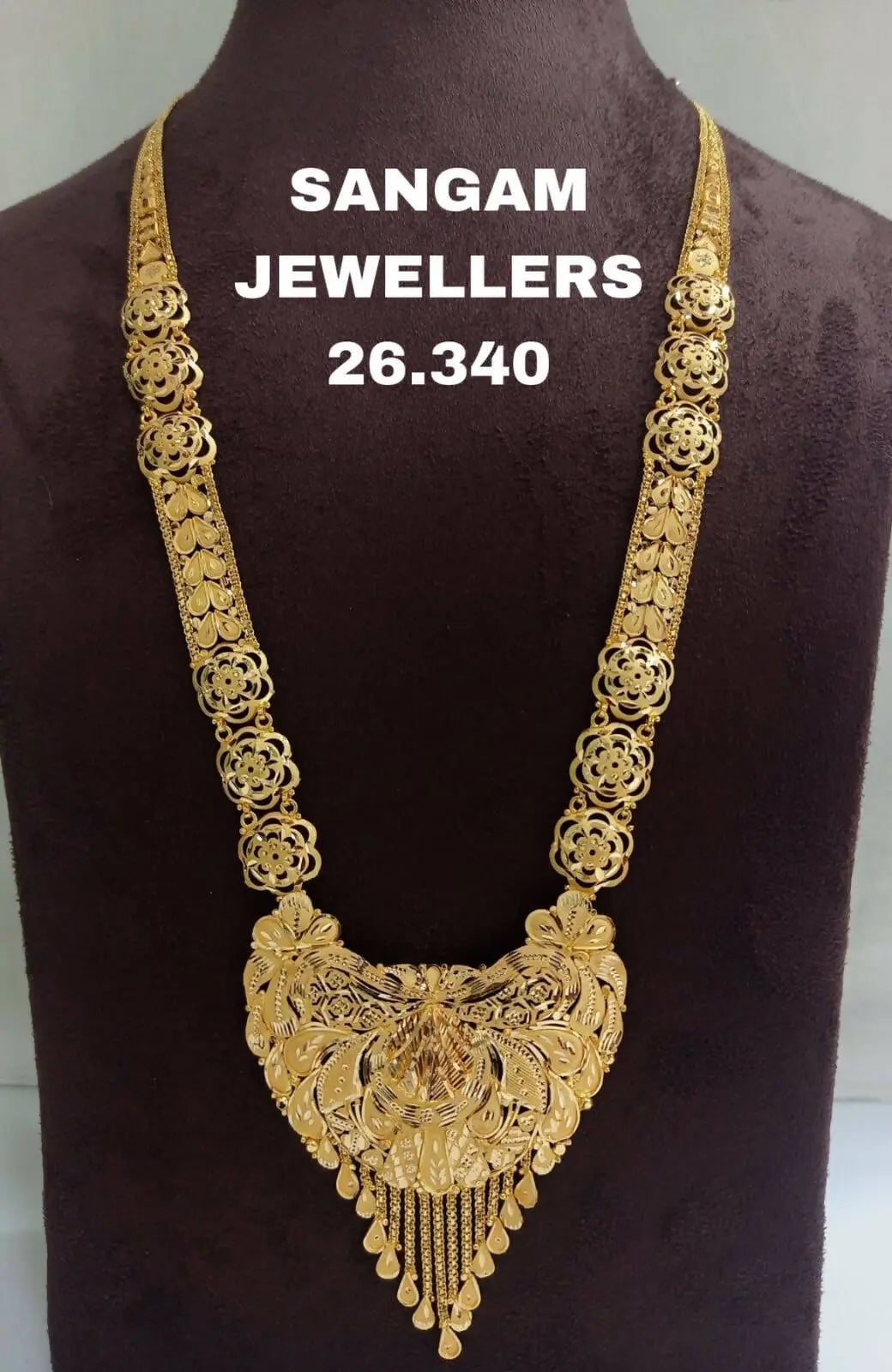 Gold Long Set Sarafa Bazar India