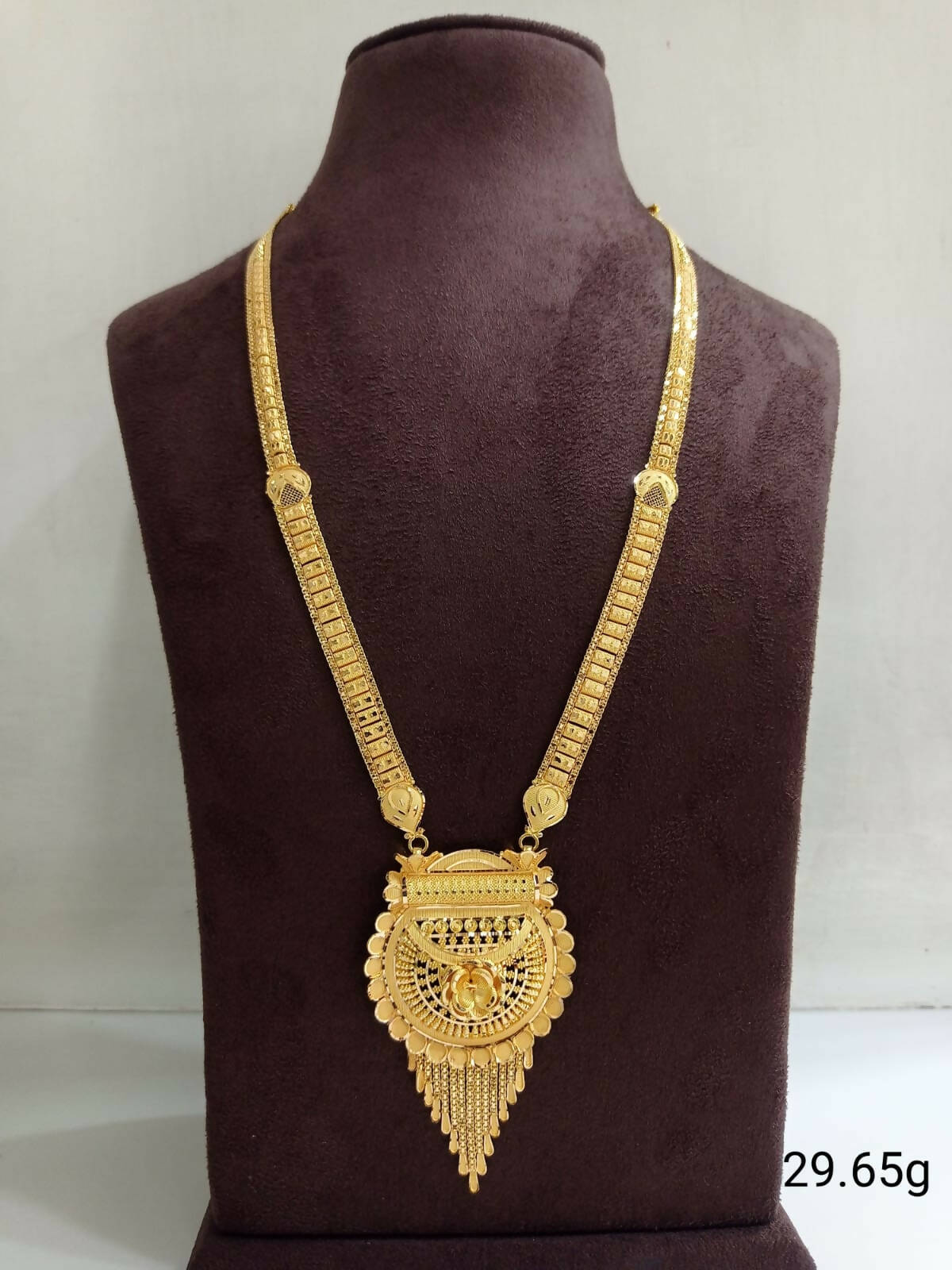 Gold Long Set Sarafa Bazar India