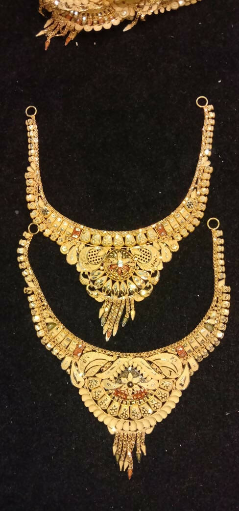 Gold Necklace Sarafa Bazar India