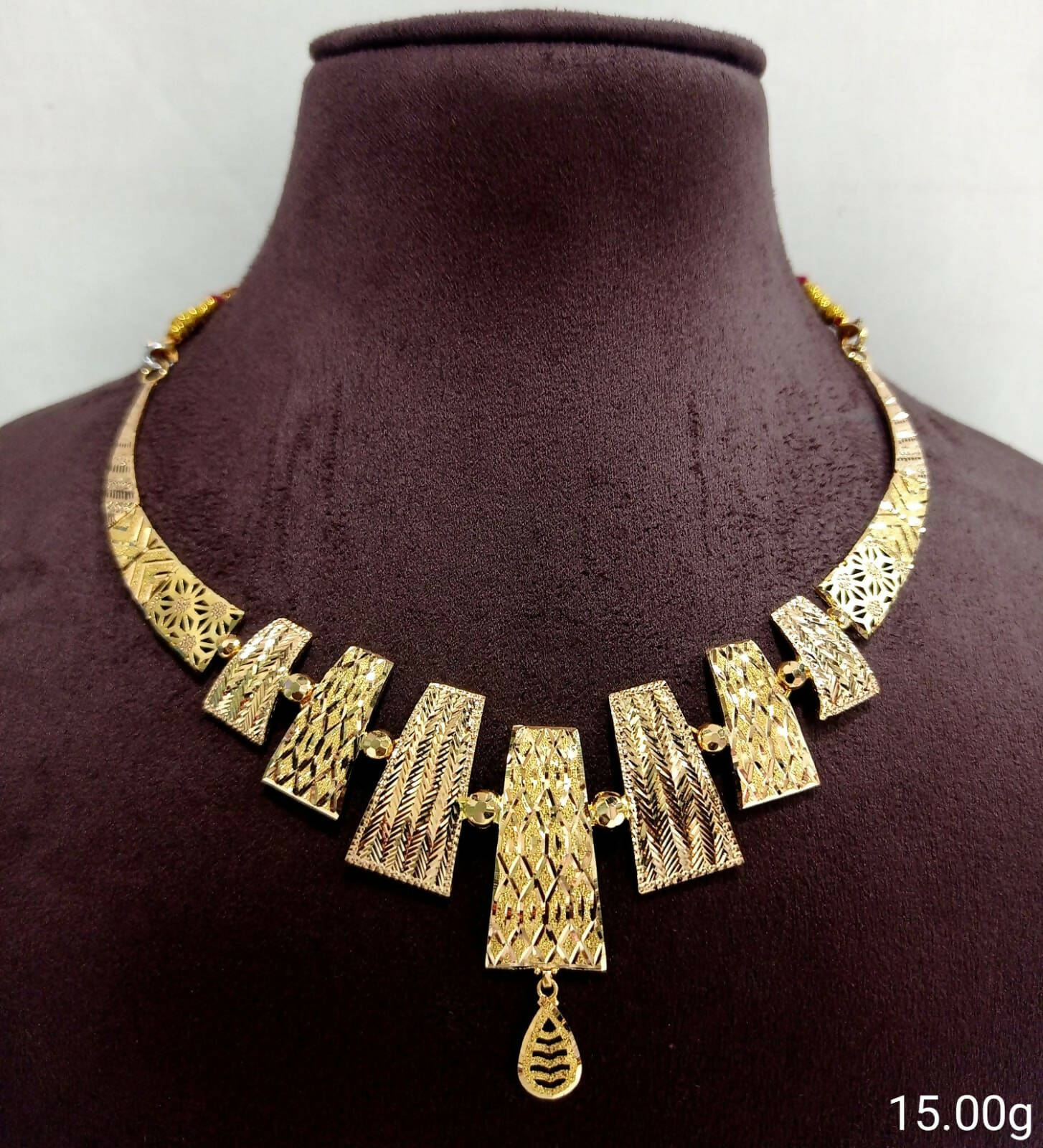 Gold Necklace Sarafa Bazar India