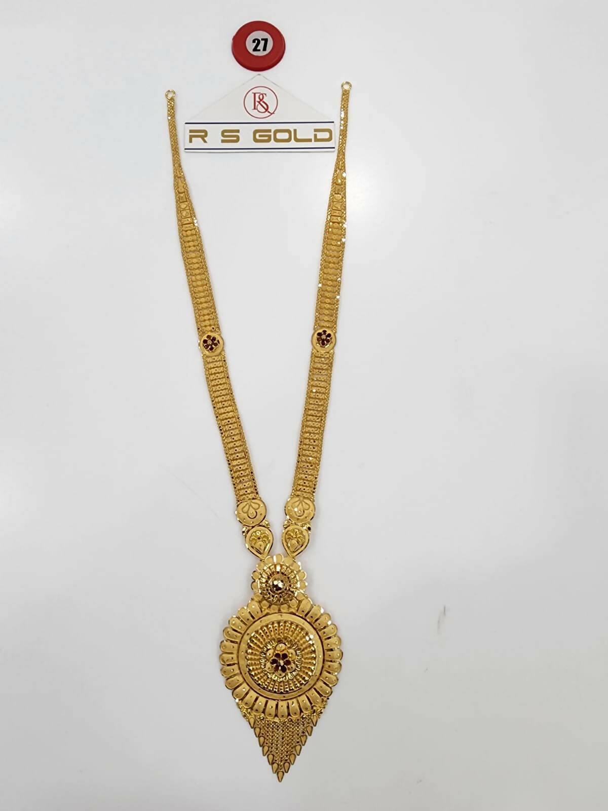 Gold Long Set Sarafa Bazar India