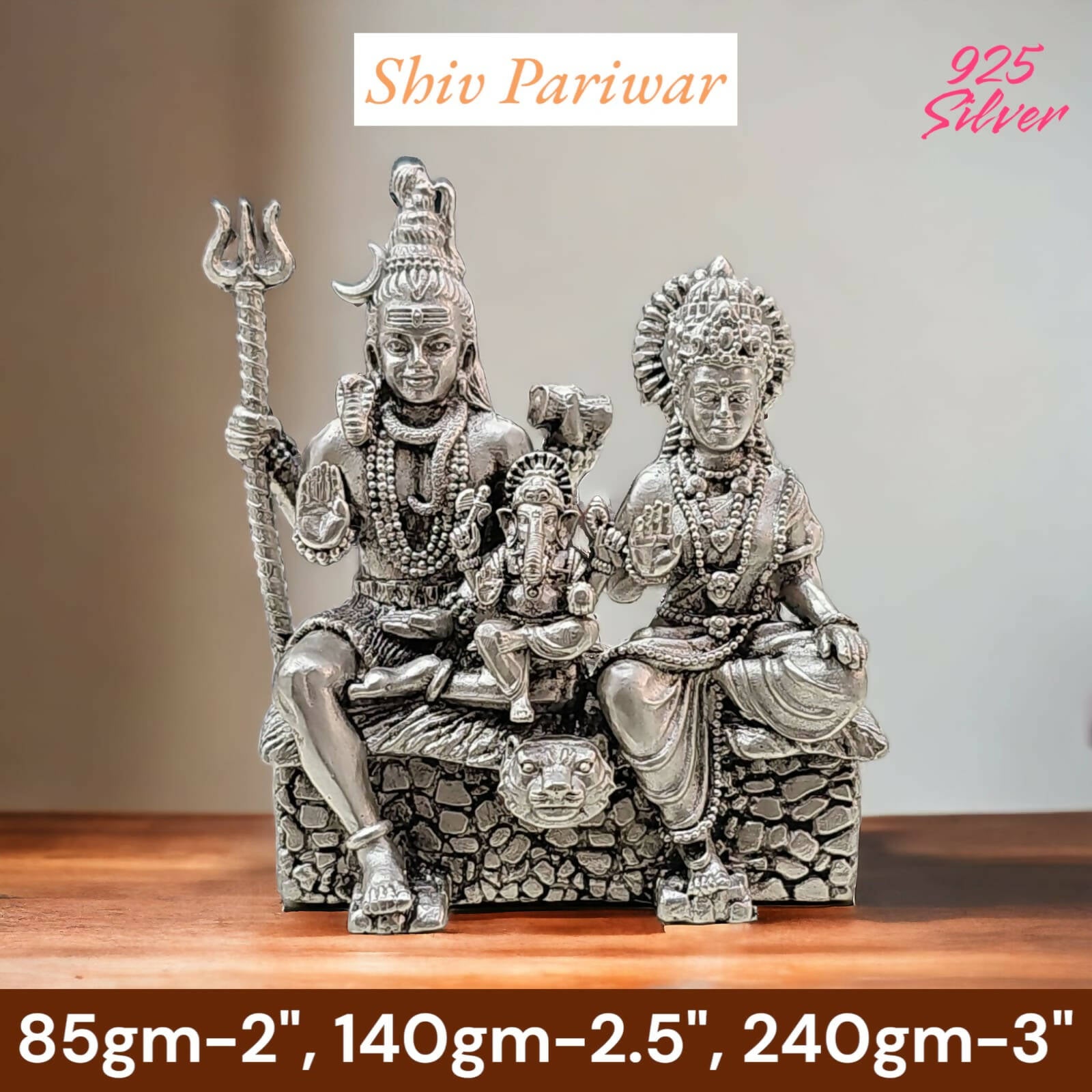 925 Silver 2D & 3D Idols Sarafa Bazar India