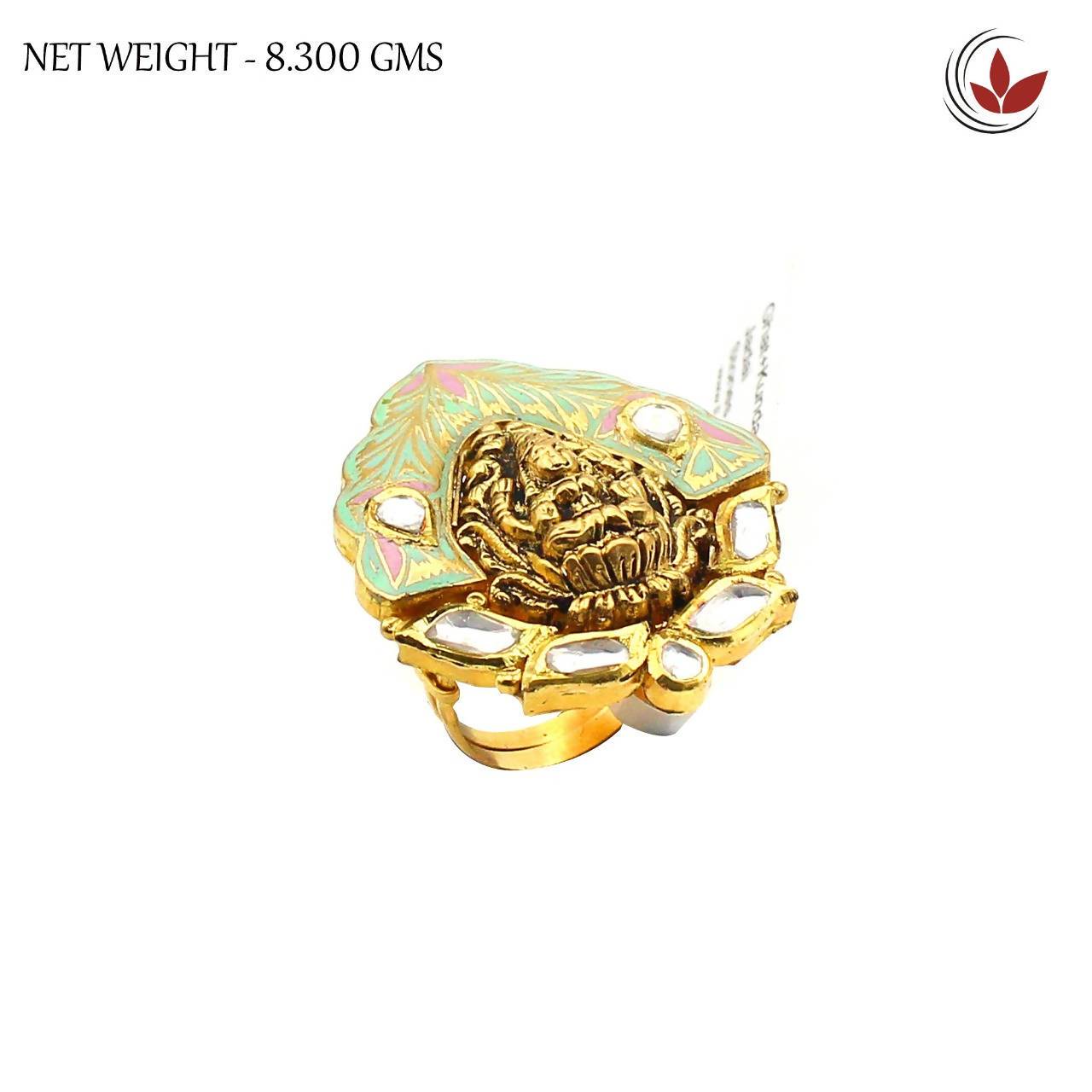 Antique Kundan Ring Sarafa Bazar