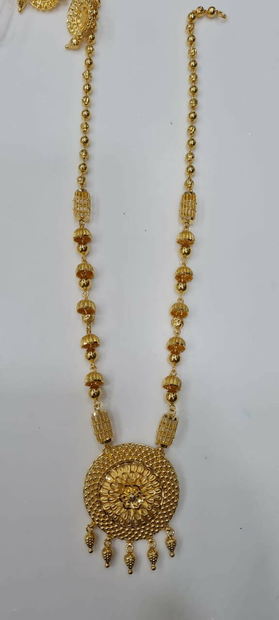 Gold Long Set Sarafa Bazar India