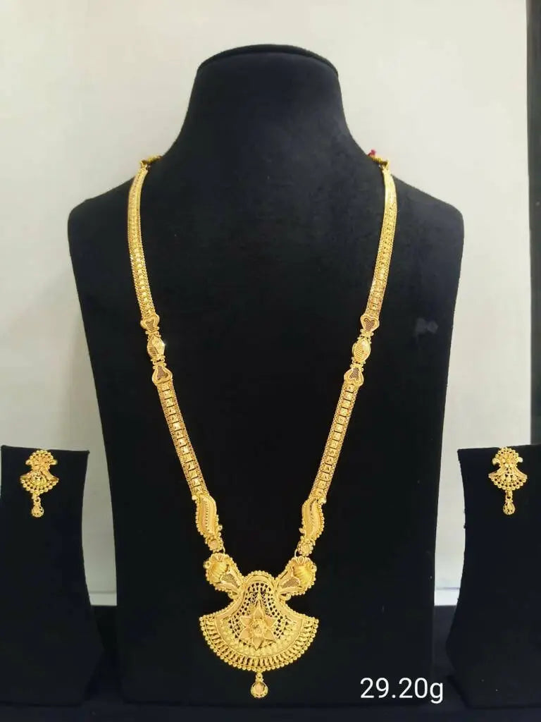 Gold Long Set Sarafa Bazar India