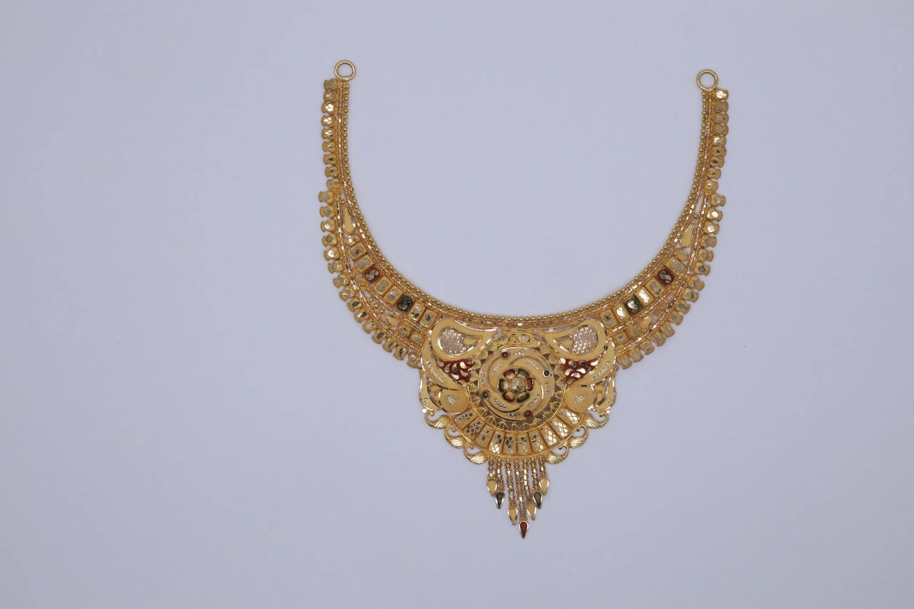 Gold Necklace Sarafa Bazar India