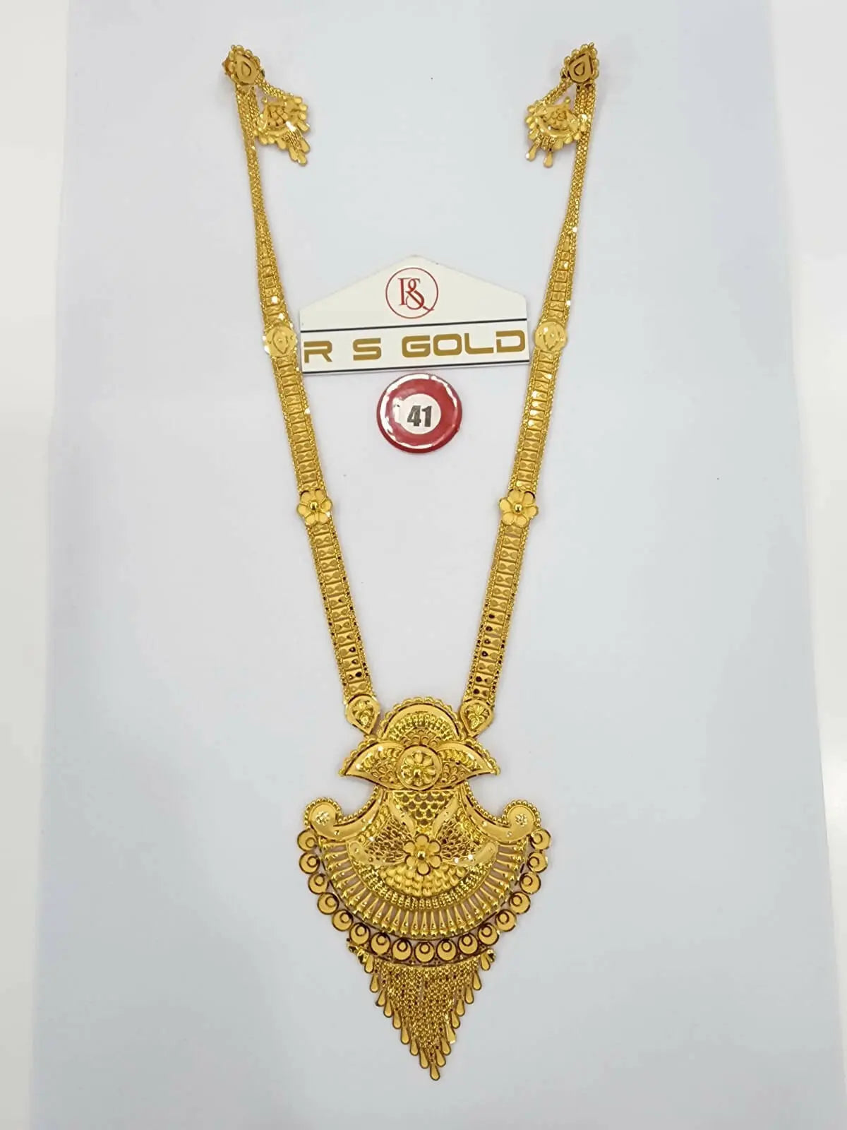 Gold Long Set Sarafa Bazar India