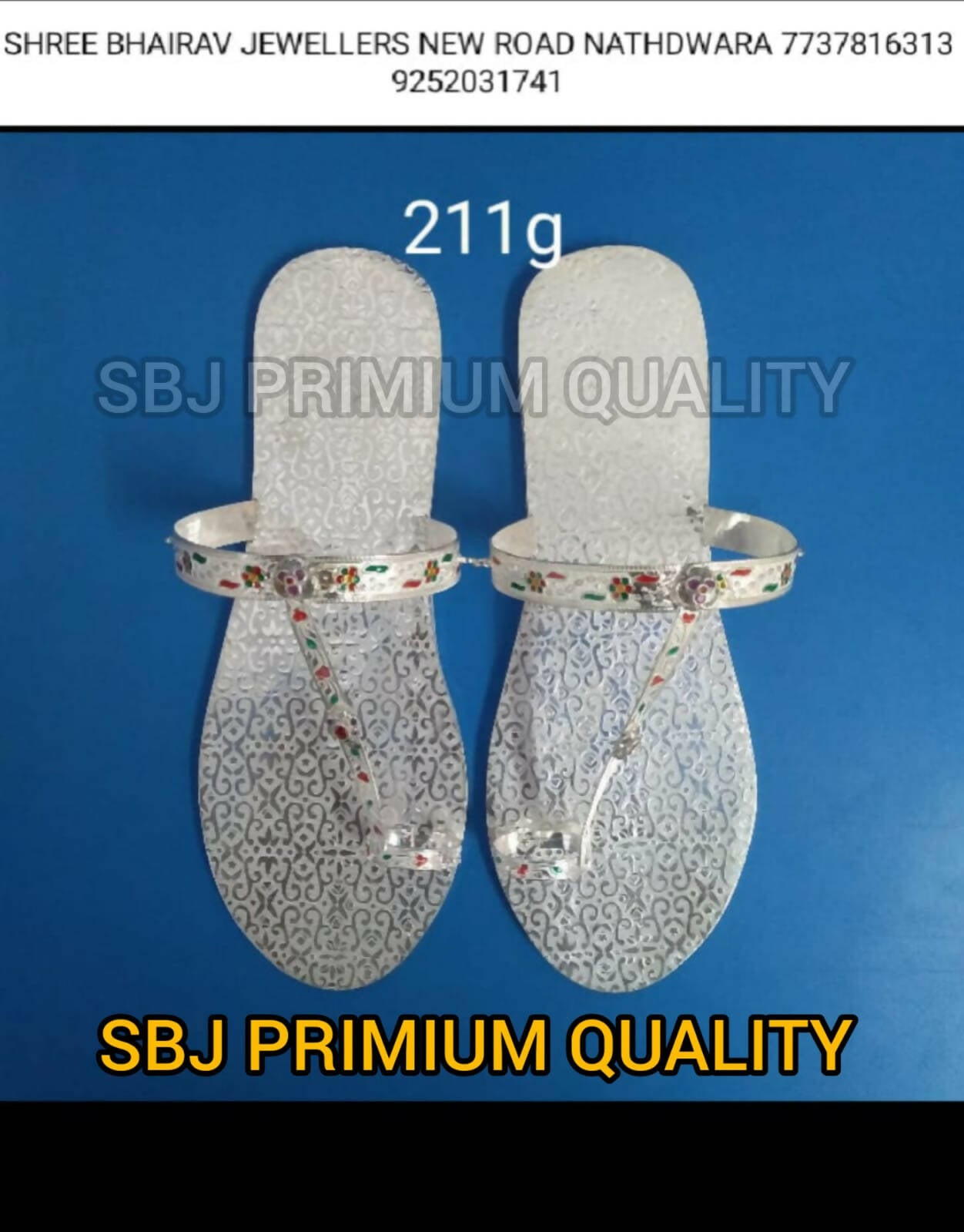 Silver Ladies Slipper Sarafa Bazar India
