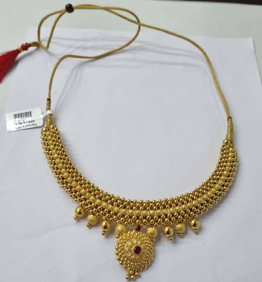 Light Weight Ghalsari Necklace Sarafa Bazar India