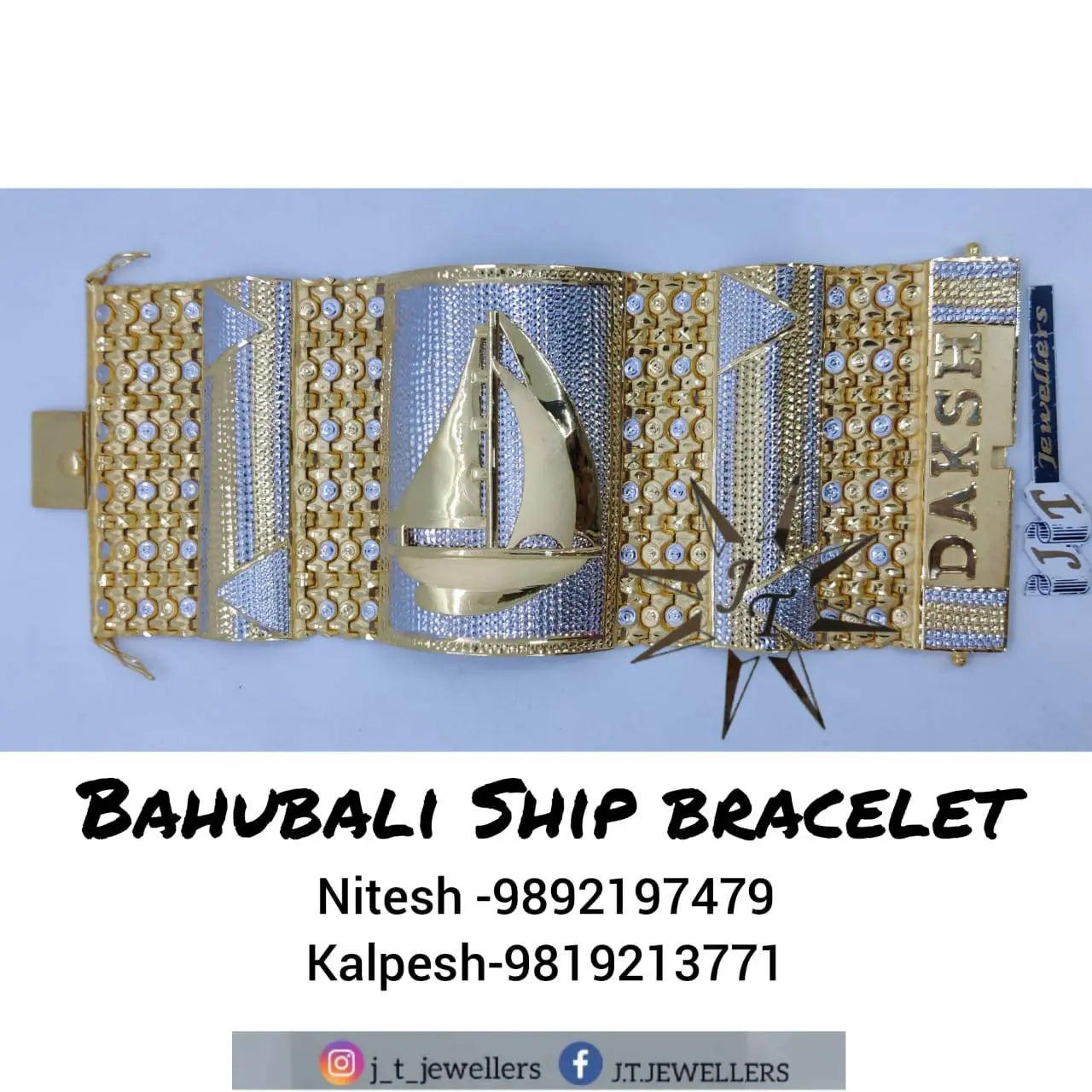Bahubali Ship Bracelet Sarafa Bazar India