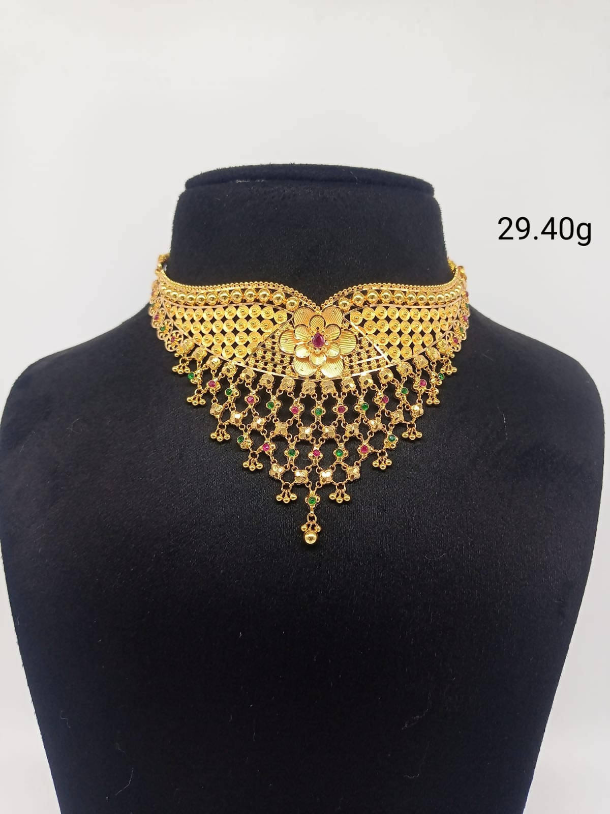 Gold Choker Sarafa Bazar India