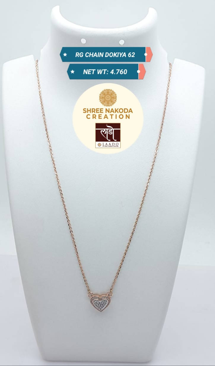 Rose Gold Dokiya Sarafa Bazar India