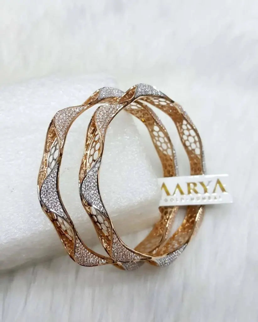 Rose Gold Bangles Sarafa Bazar