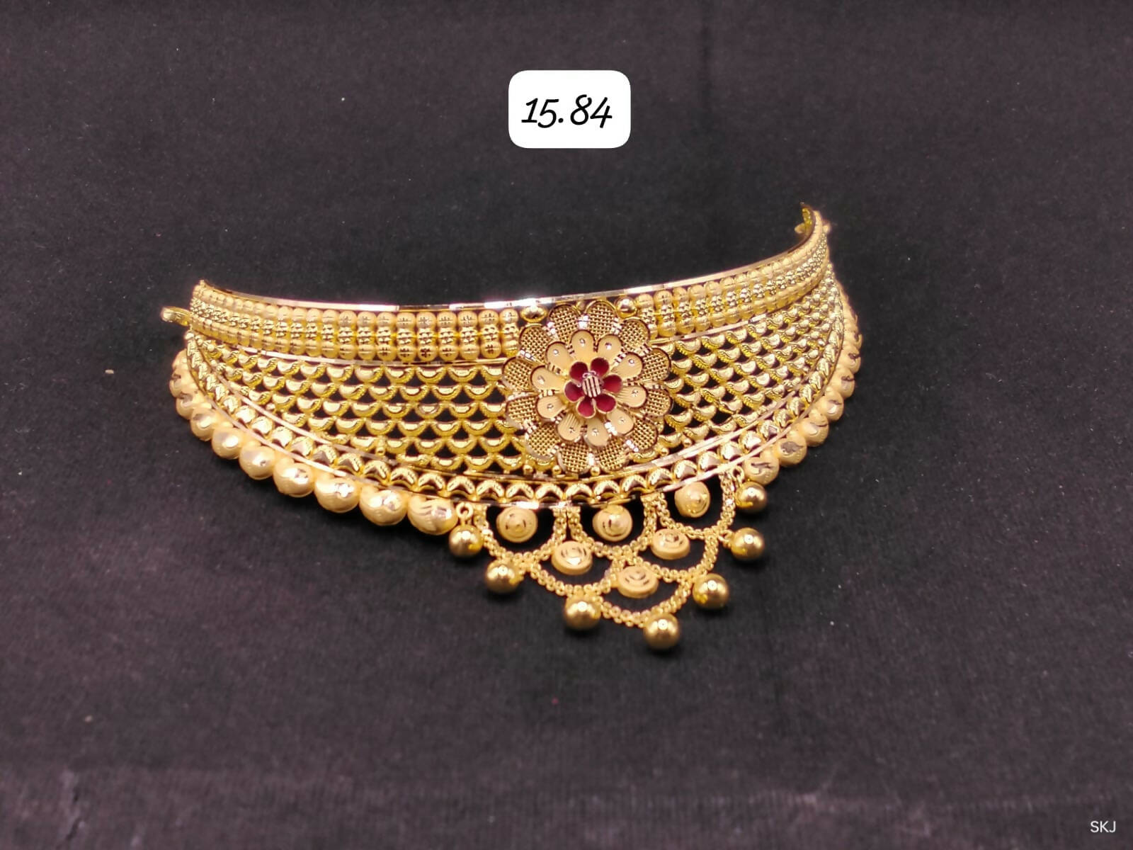 Gold Choker Sarafa Bazar India