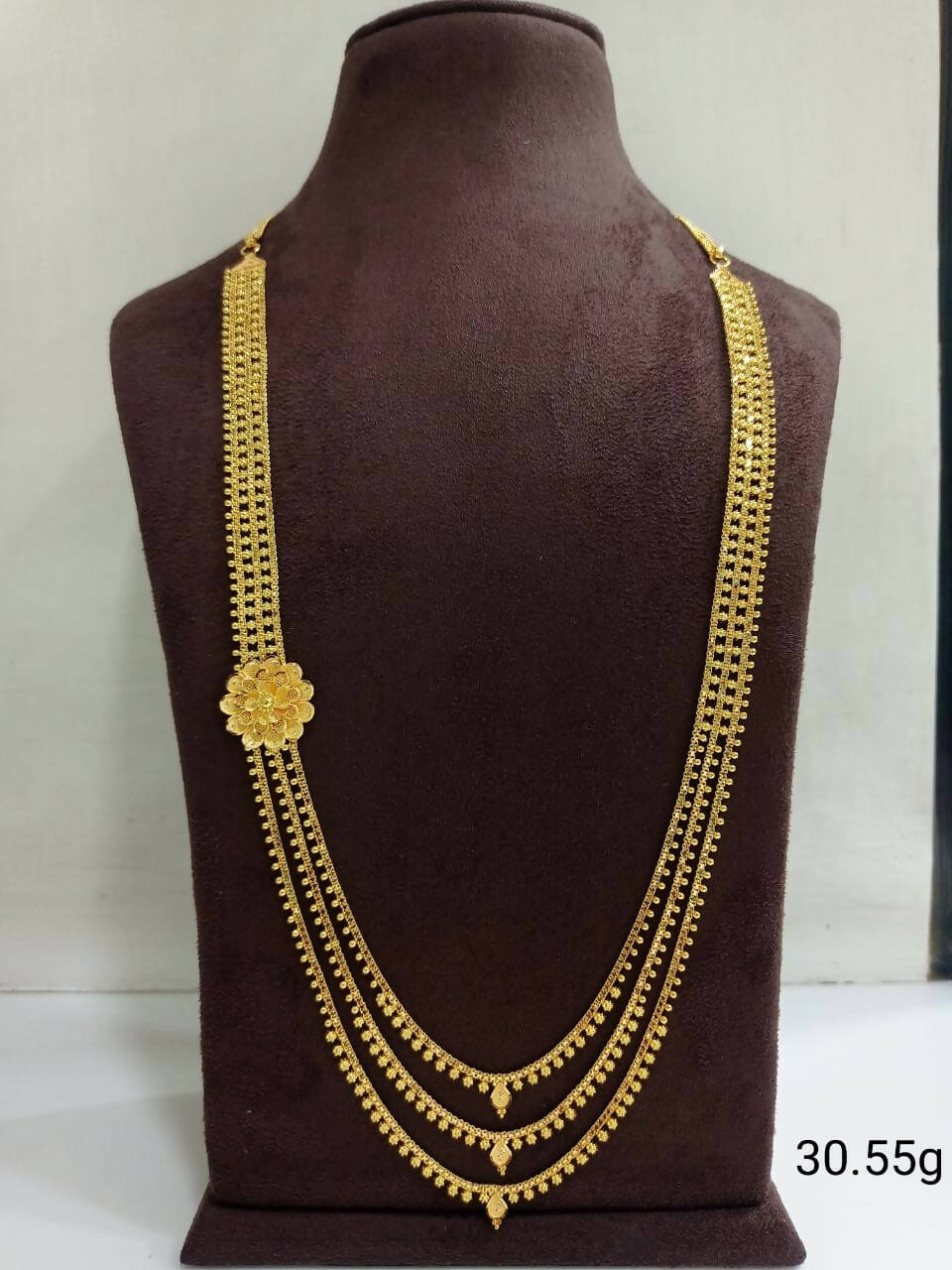 Gold Long Set Sarafa Bazar India