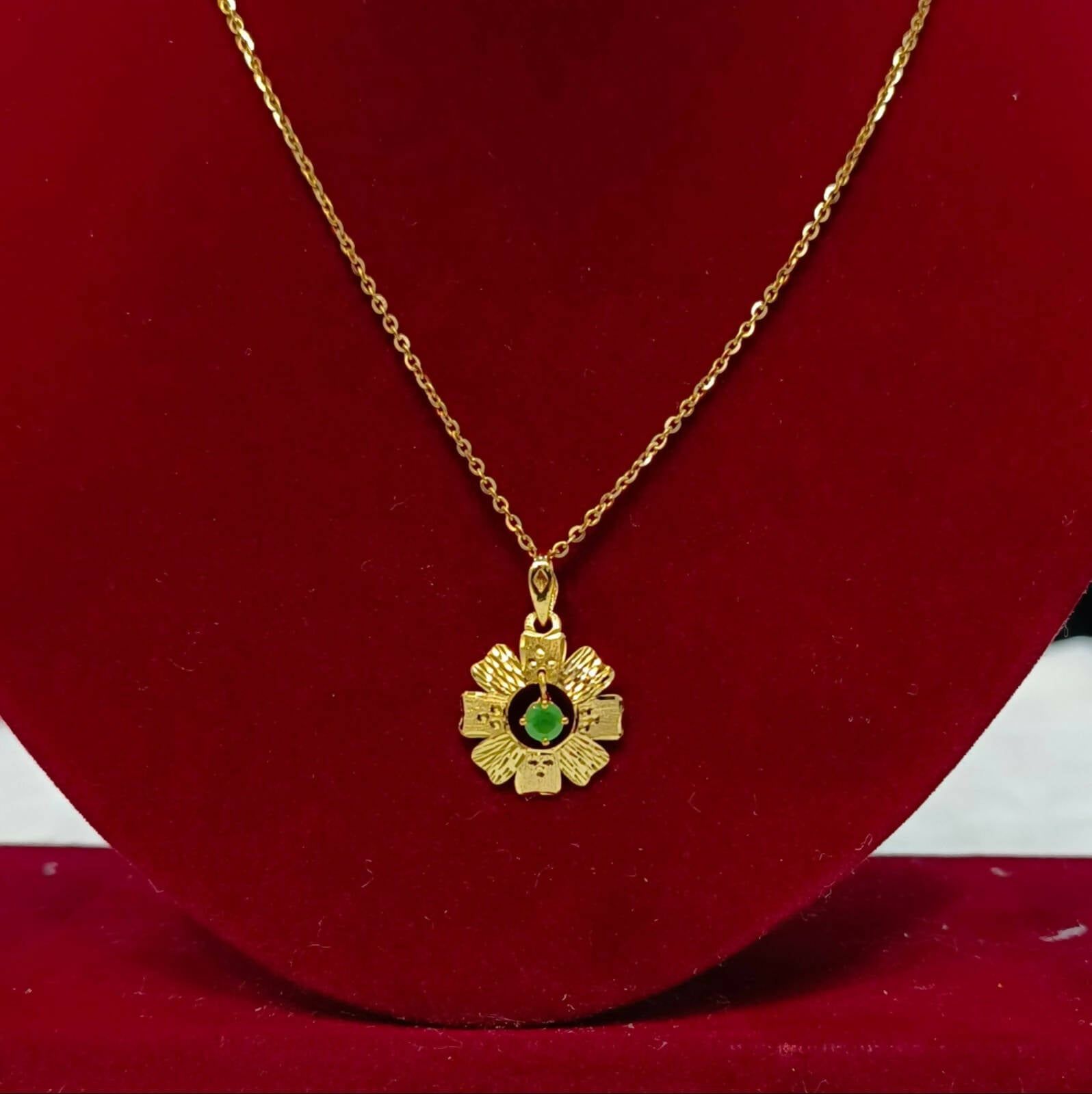 Turkish Italian Gold Pendant Sarafa Bazar India