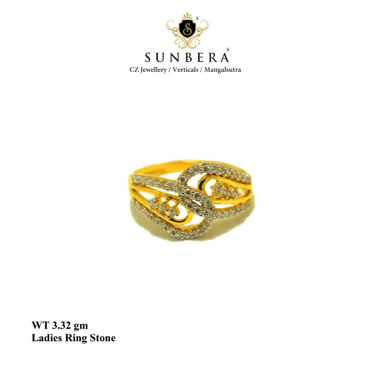 Ladies Stone Ring Sarafa Bazar India