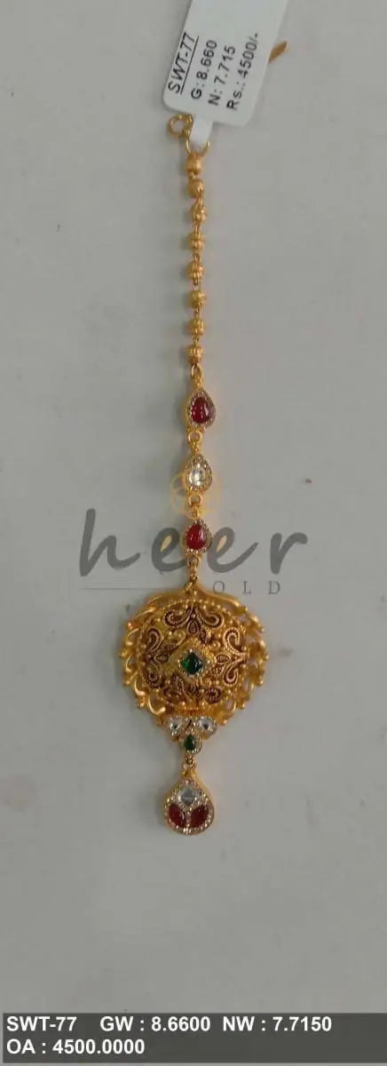 Antique Maang Tikka Sarafa Bazar India