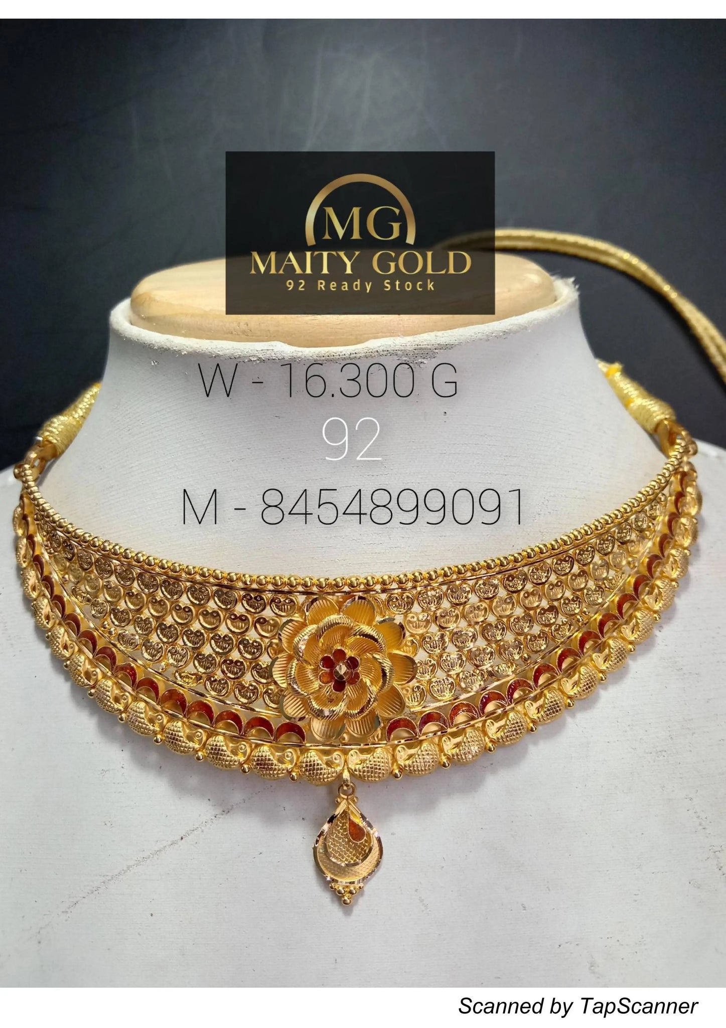 Gold Choker Sarafa Bazar India