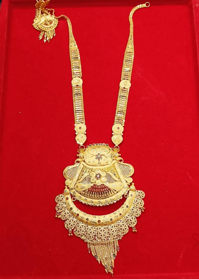 Gold Long Set Sarafa Bazar India