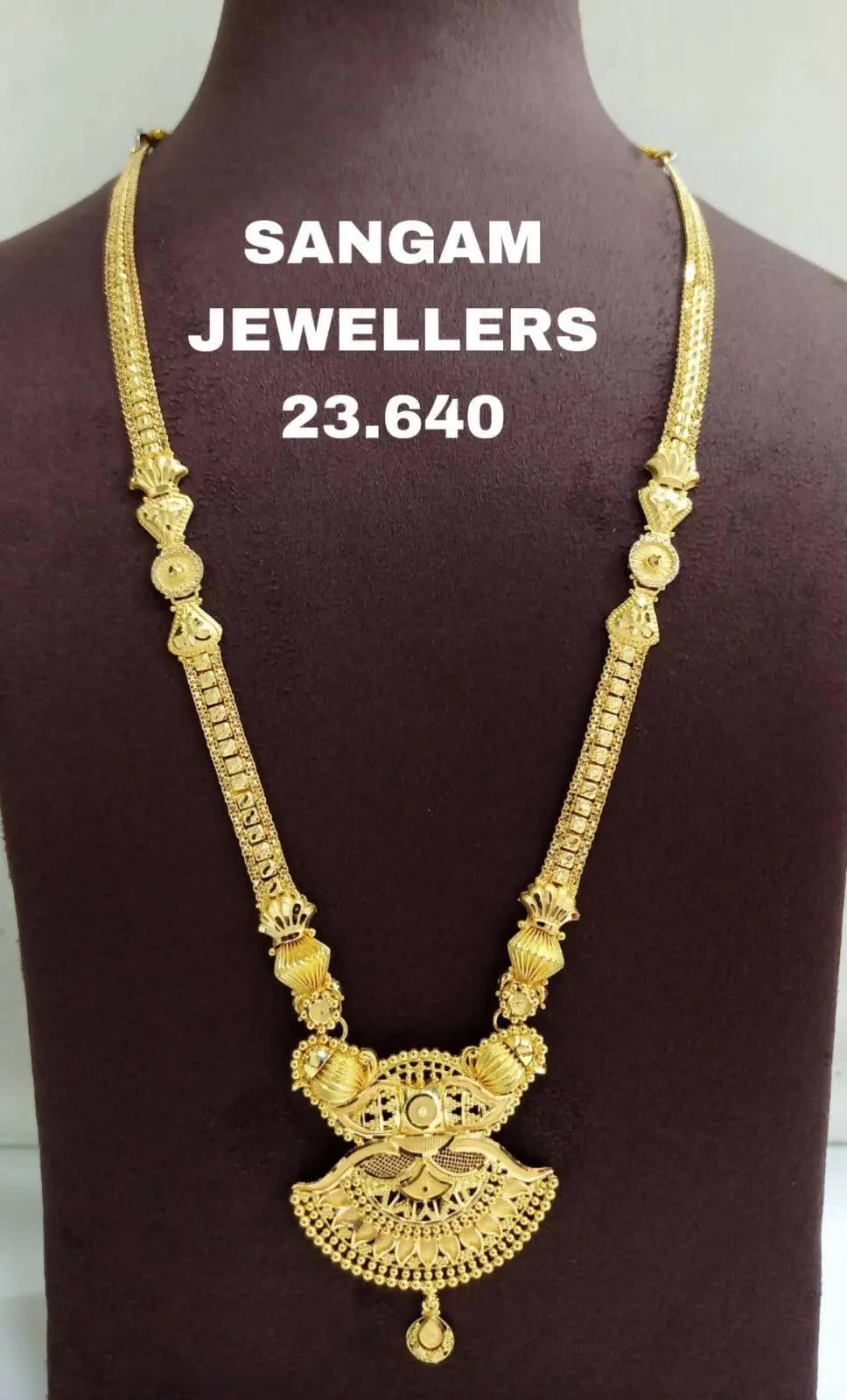 Gold Long Set Sarafa Bazar India