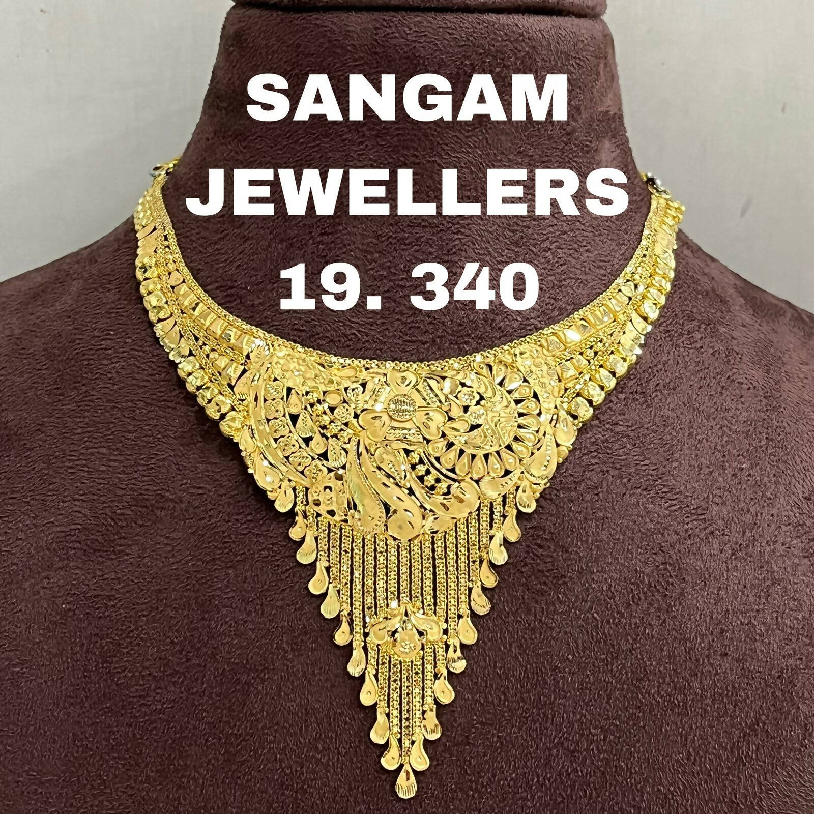 Gold Necklace Sarafa Bazar India