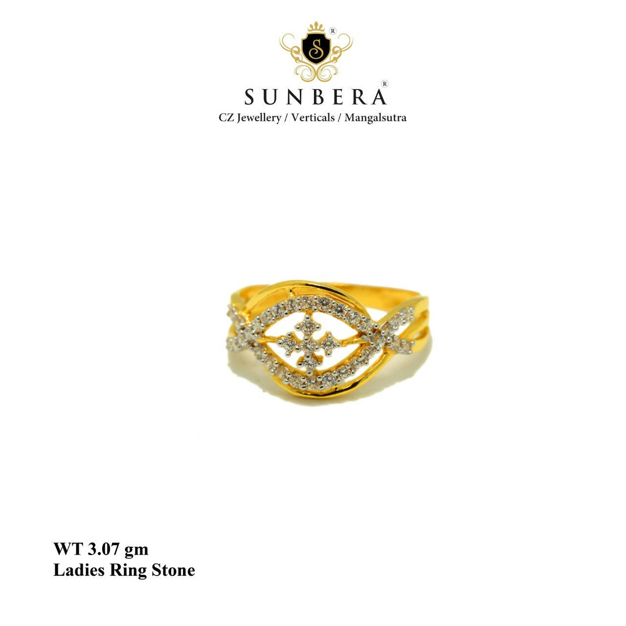 Ladies Stone Ring Sarafa Bazar India