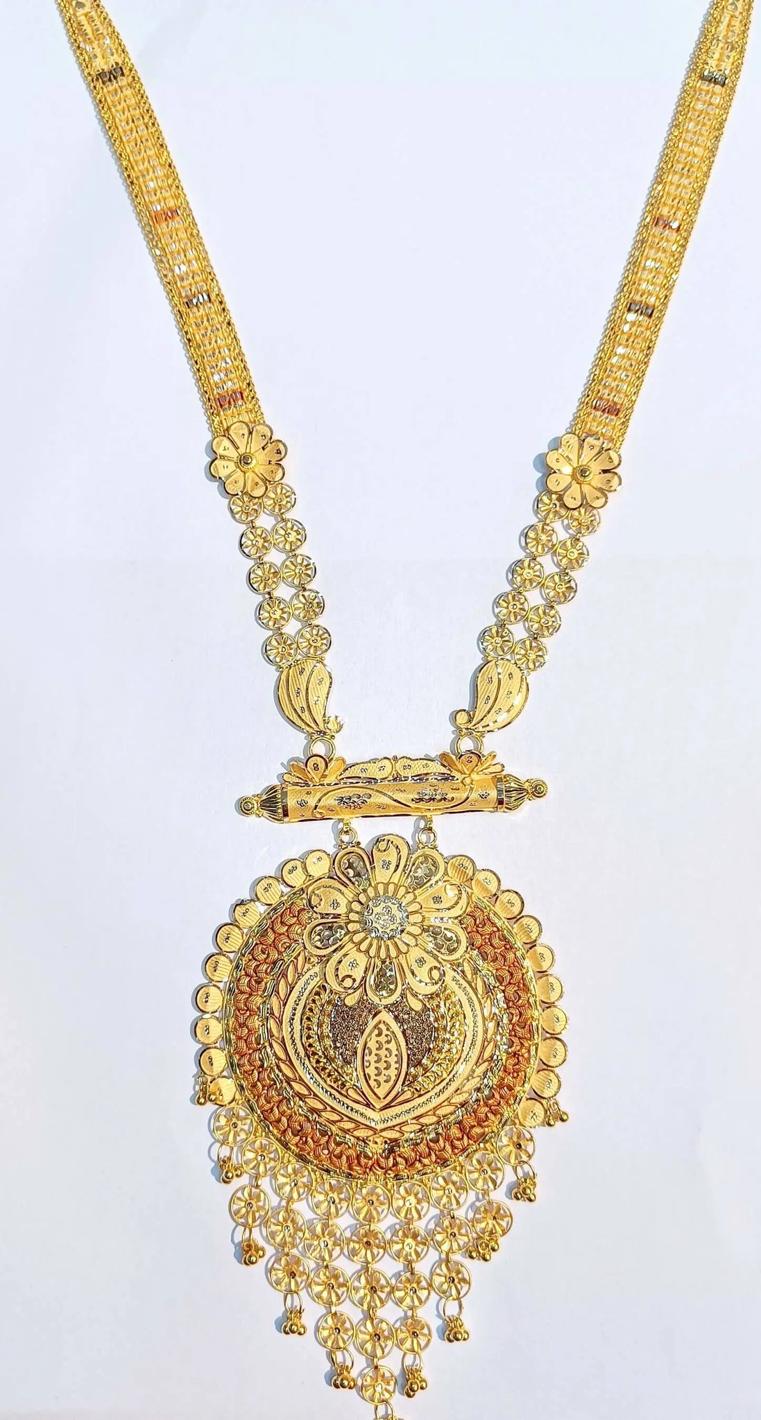 Gold Long Set Sarafa Bazar India