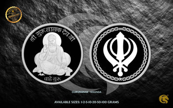 Mahaveer Swami | Gurunanak | Buddha | Jesus | Mecca/Kaba | Silver Coins 999 | Omkar Mint Sarafa Bazar