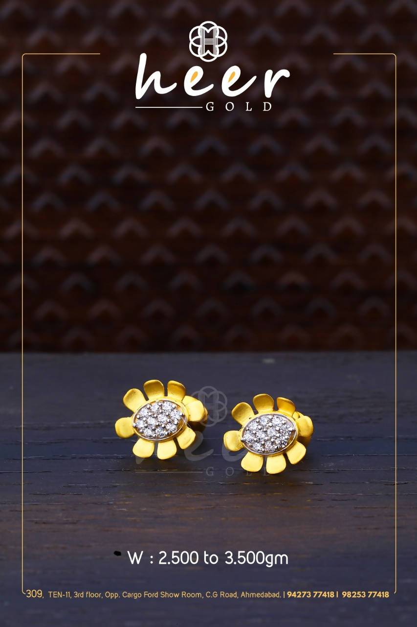 CZ Casting Earrings Sarafa Bazar