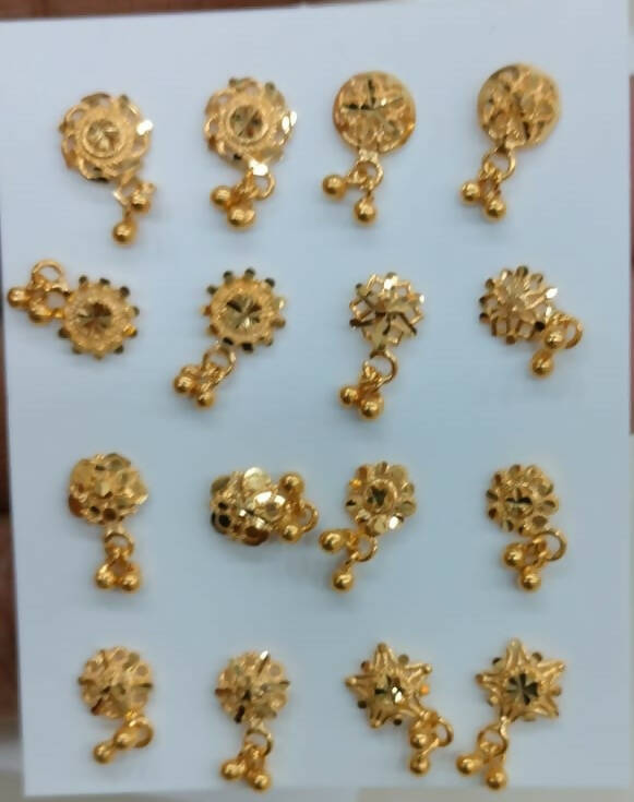 Gold Nosepin Sarafa Bazar India