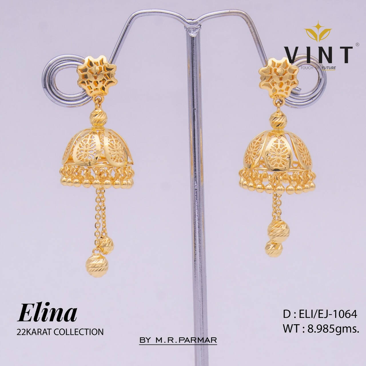 Elina Indo Italian Laser CNC Jhumki Sarafa Bazar India