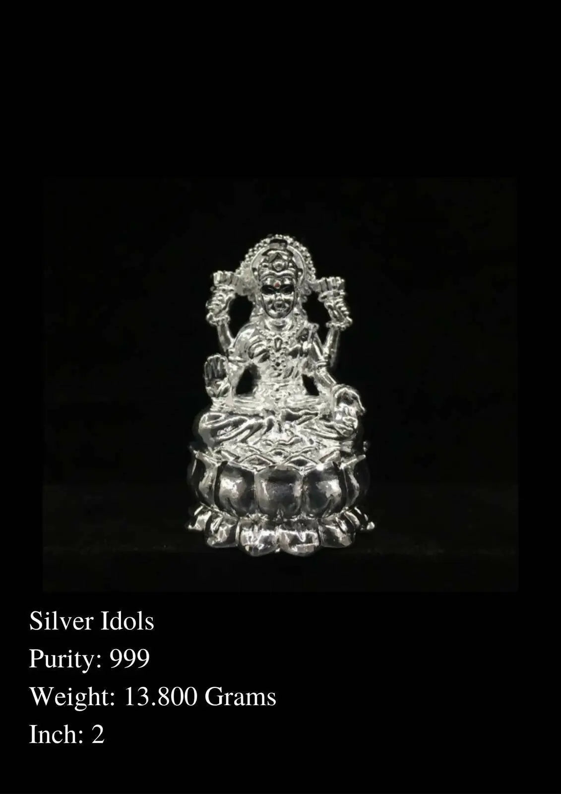 999 Silver Idols Sarafa Bazar India