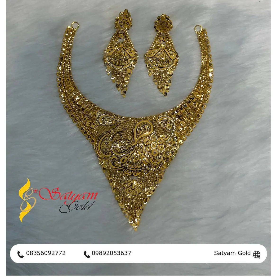 Gold Necklace Sarafa Bazar India