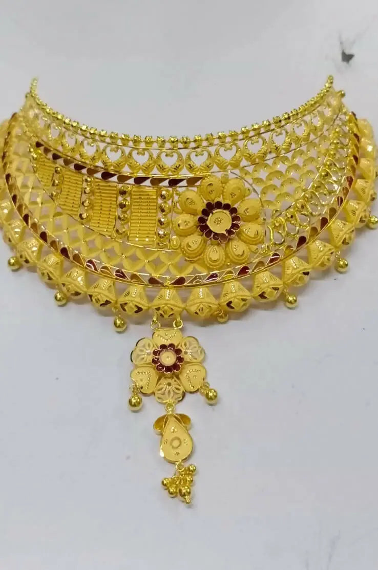 Gold Choker Sarafa Bazar India